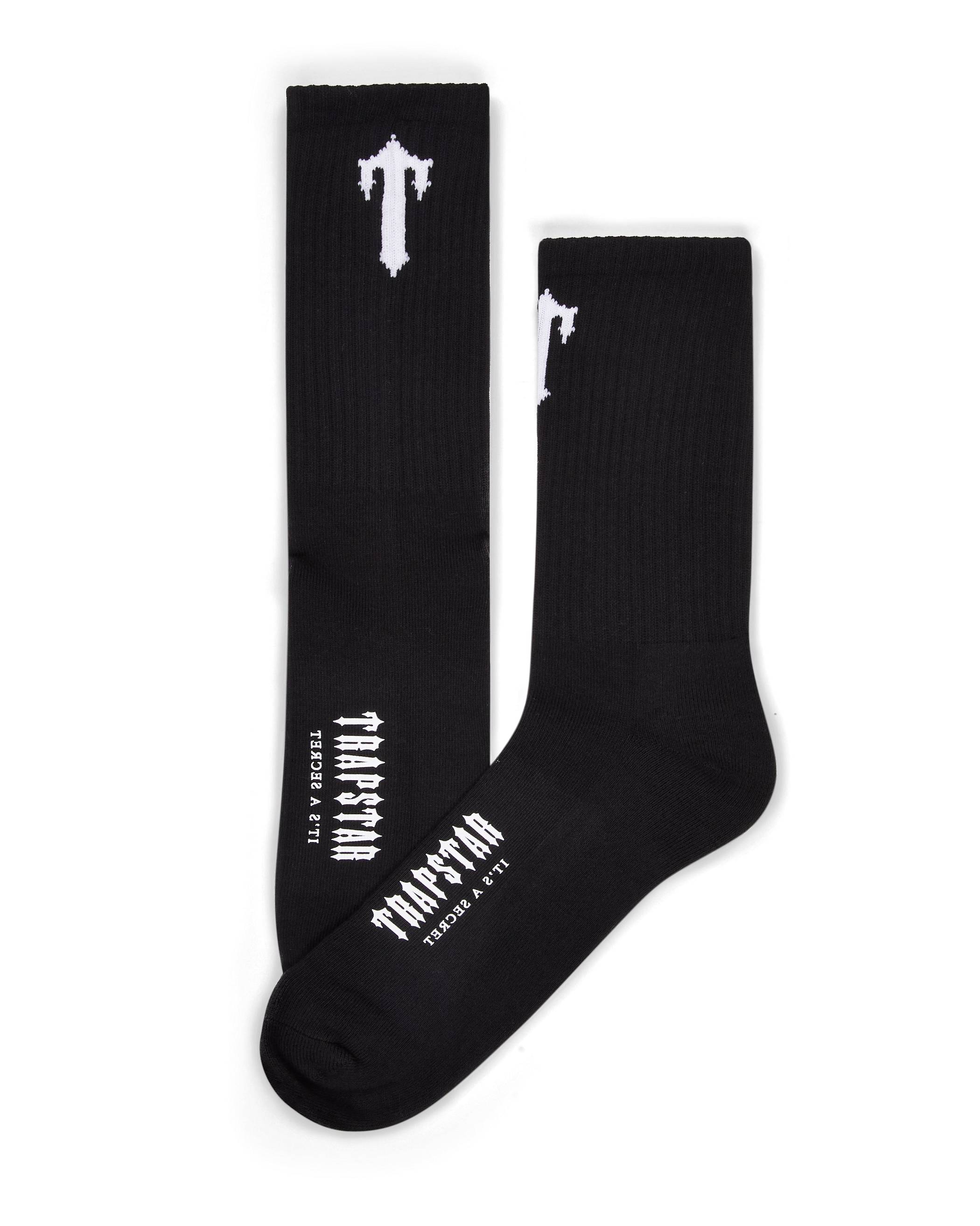 Trapstar 3 Pack Irongate T Socks Black/White/Red | TS-65188