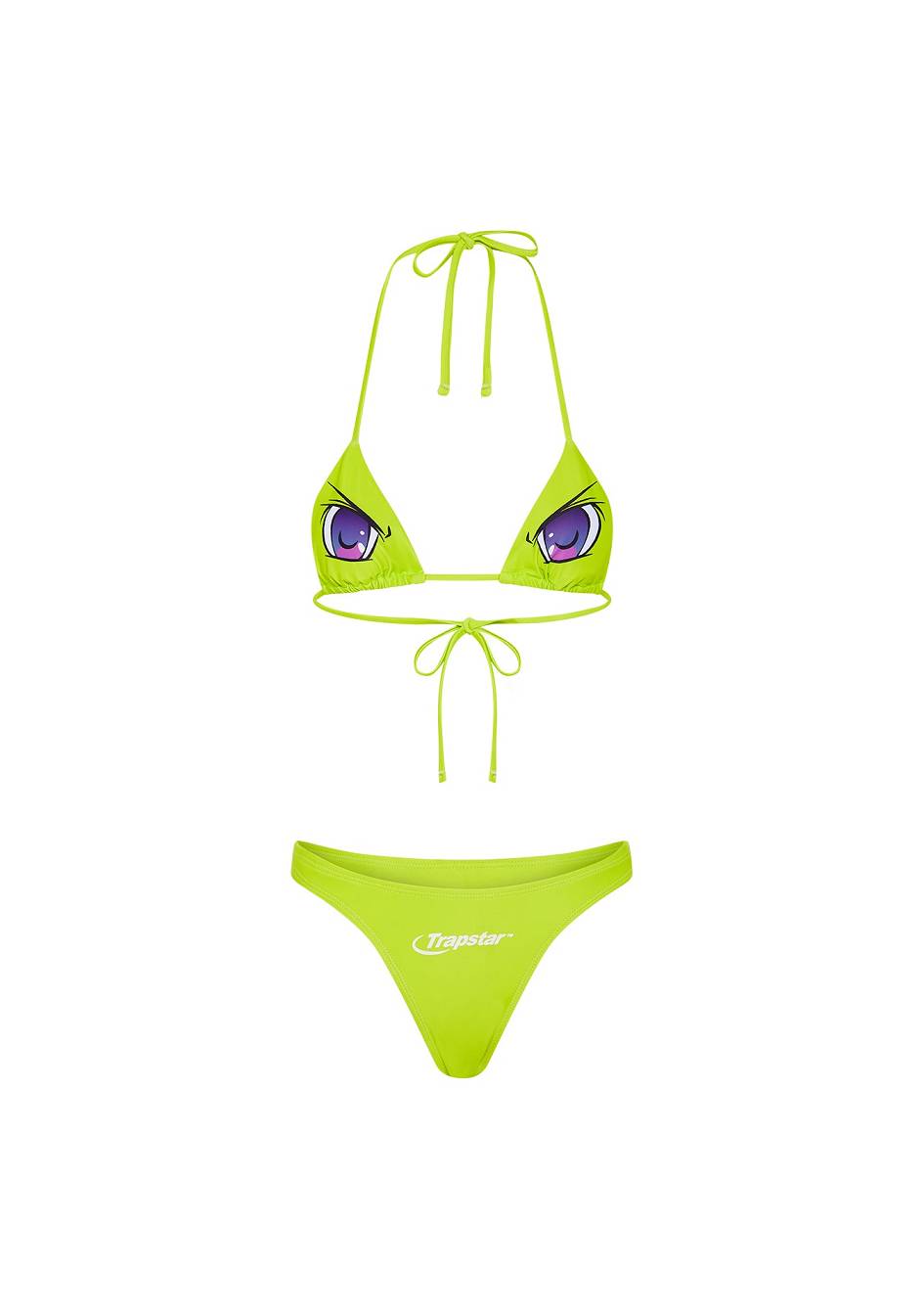 Trapstar Anime Bikini Top Lime Punch | TS-65094