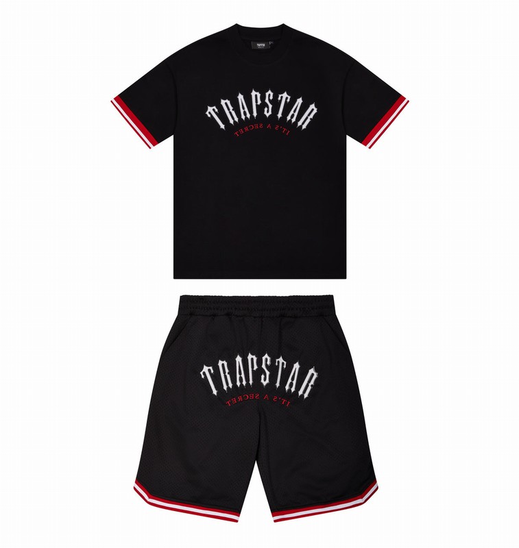 Trapstar Arch Mesh Shorts Black | TS-64925