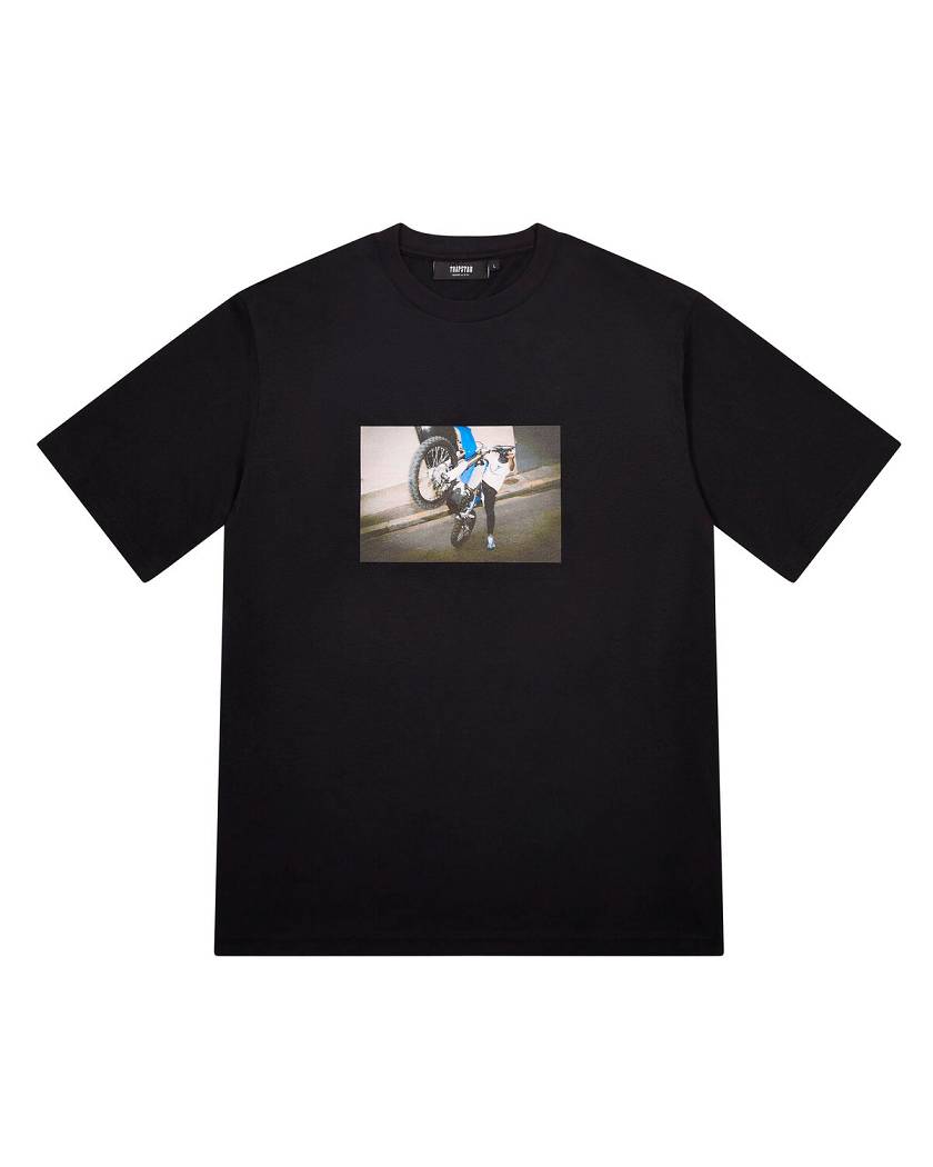 Trapstar Biker Tee Black | TS-65282
