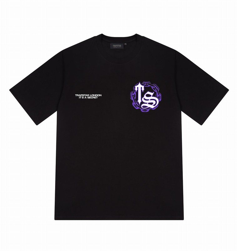 Trapstar Chain Script Black / Purple | TS-64952