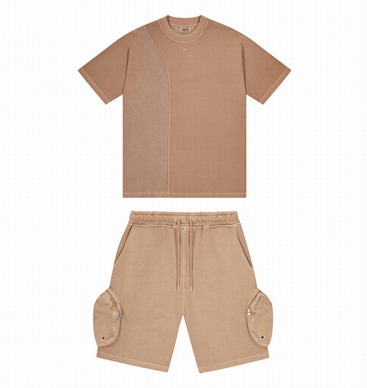Trapstar Construct Hyperdrive Shorts Coffee | TS-64939