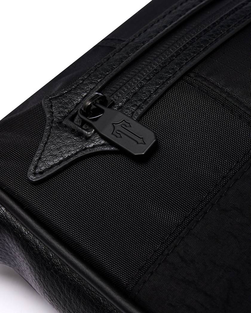 Trapstar Construct Messenger Bag Black | TS-65178
