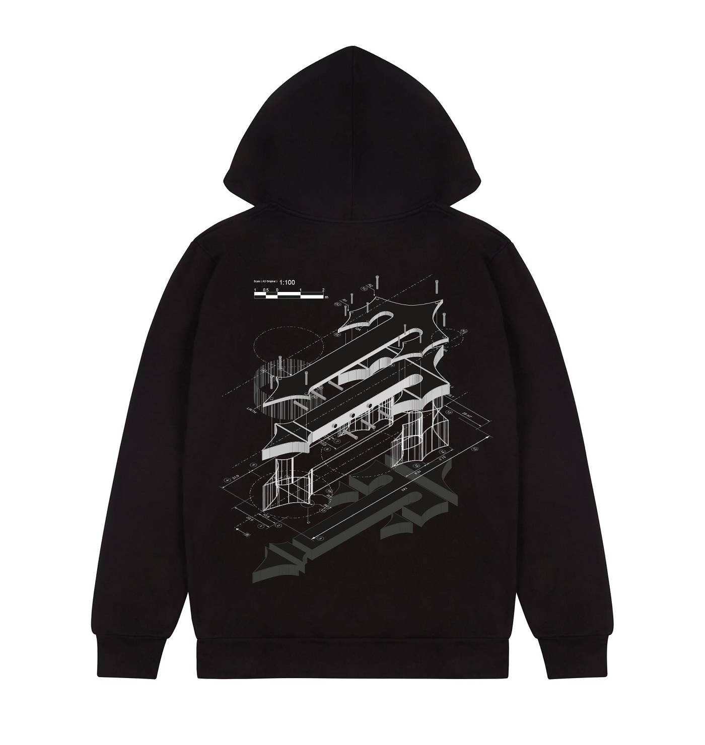 Trapstar DIY 3.0 Hoodie Black | TS-65371