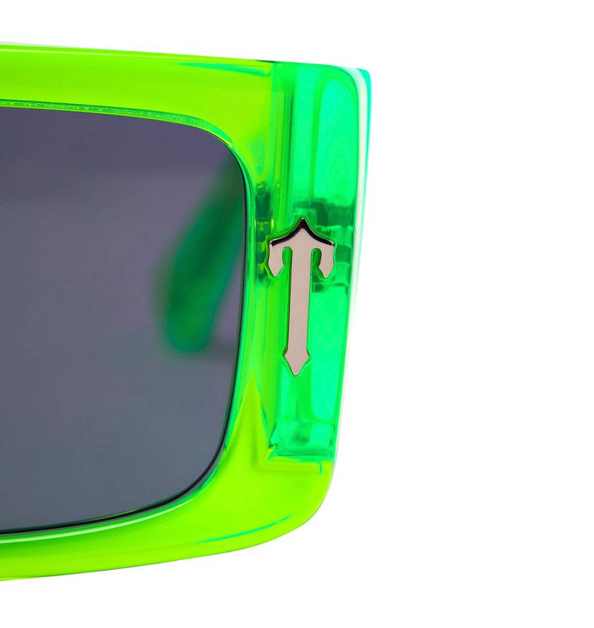 Trapstar Decoded Acetate Sunglasses Green | TS-65207