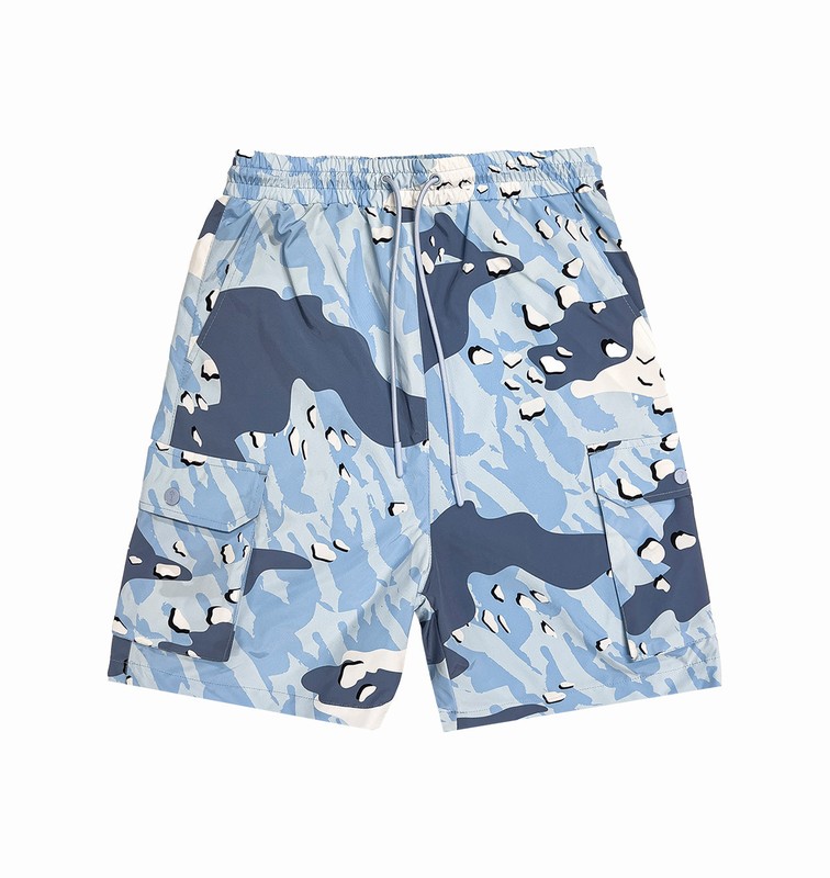 Trapstar Decoded Camo Shorts Blue Camo | TS-64895