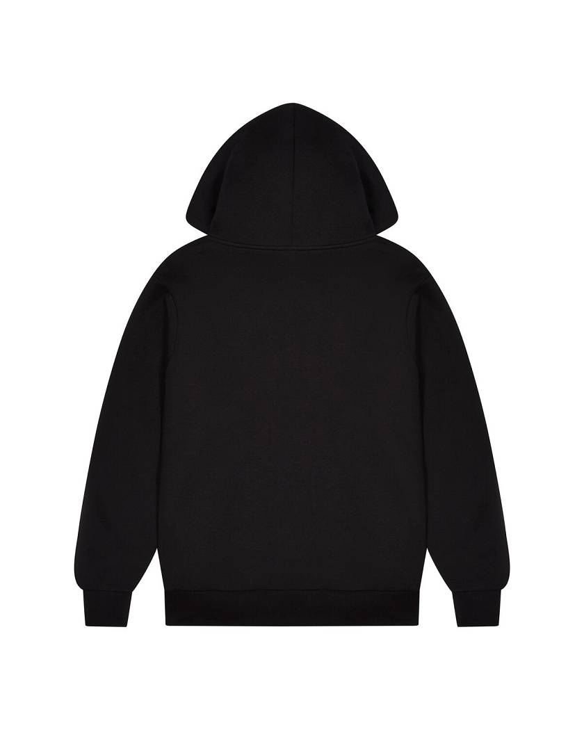 Trapstar Decoded Hooded Gel Tracksuit Black | TS-65381