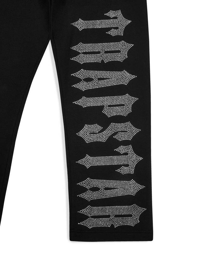 Trapstar Decoded Skull Diamante Jogger Black | TS-65391