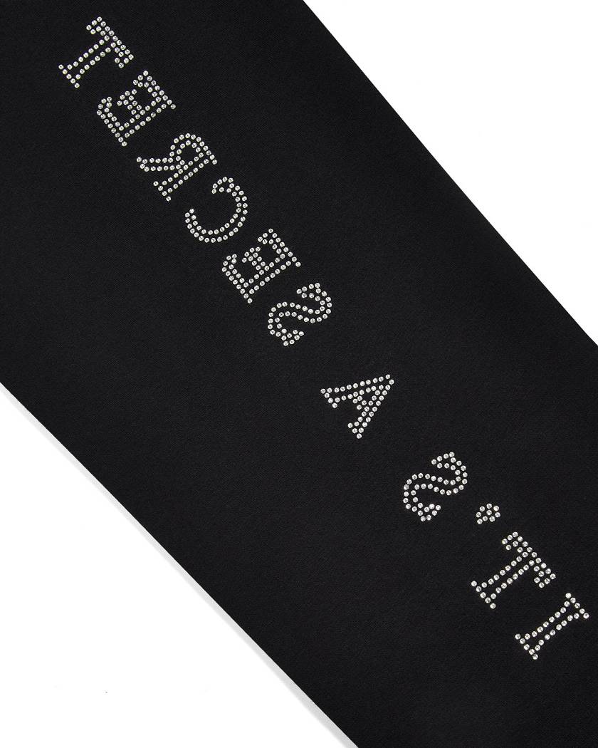 Trapstar Decoded Skull Diamante Jogger Black | TS-65391