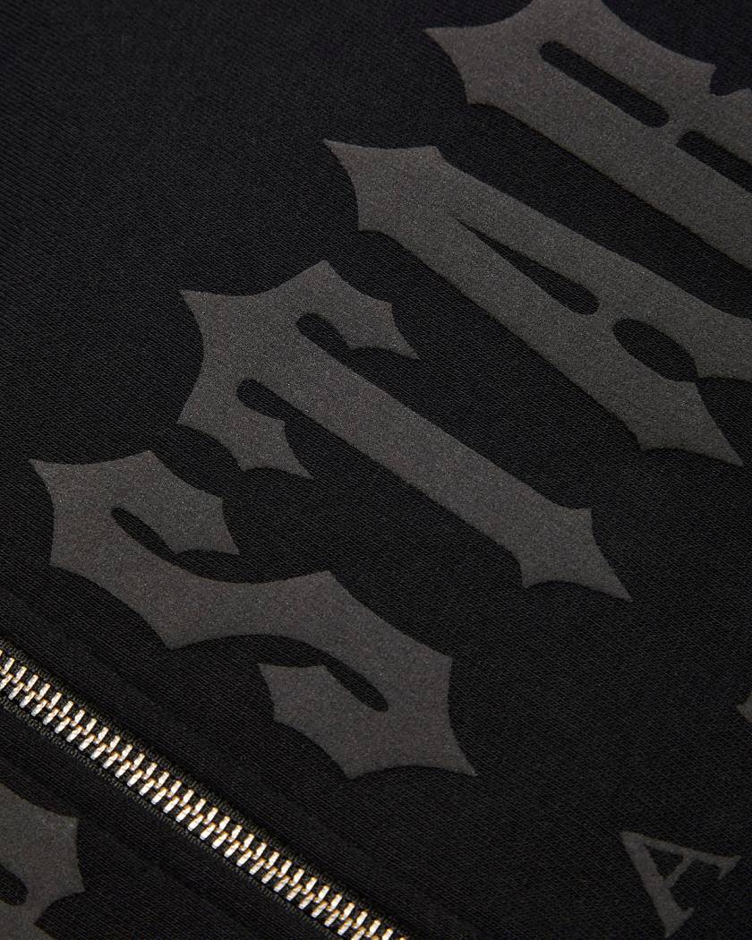 Trapstar Decoded Skull Rider Hoodie Black | TS-65341