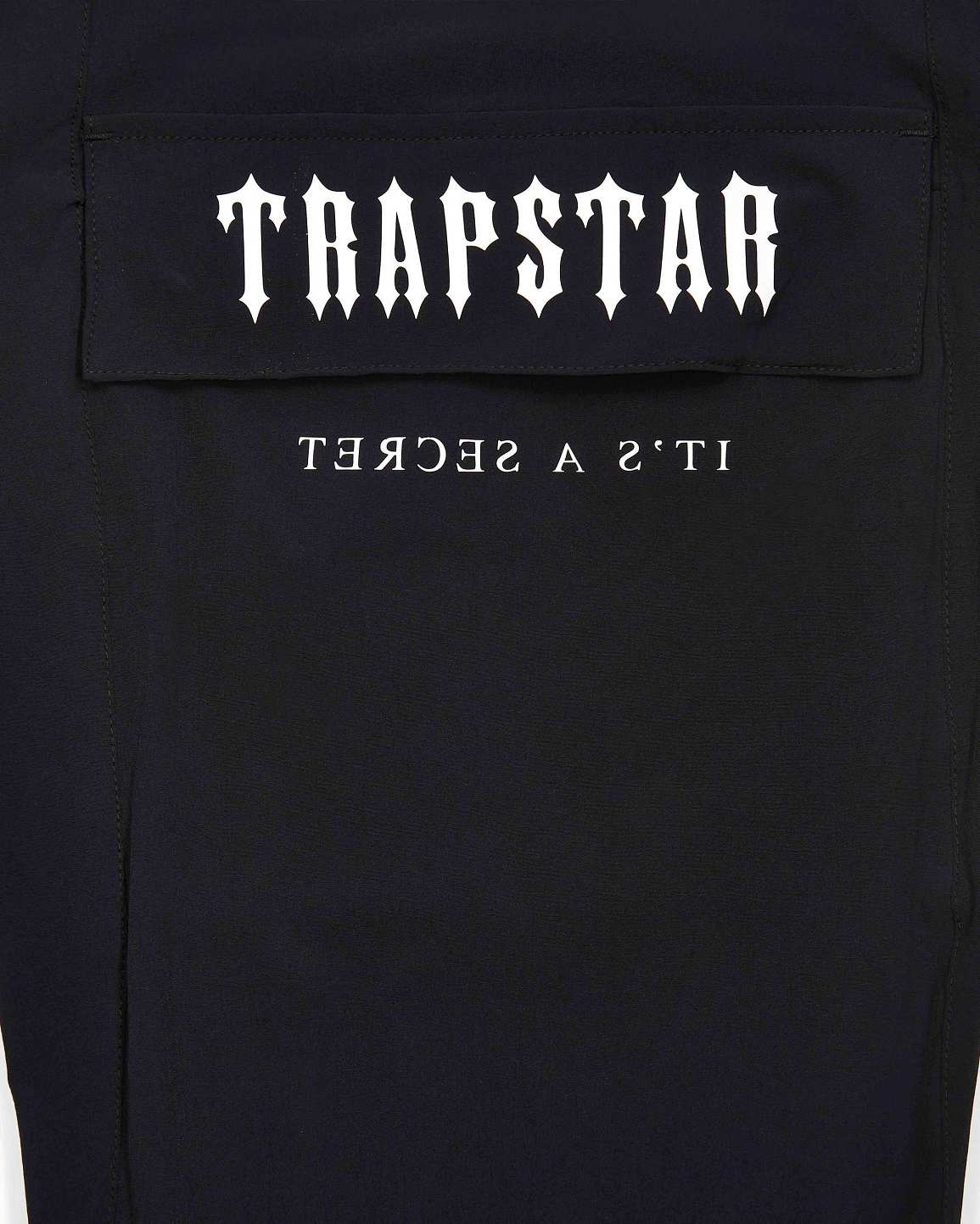 Trapstar Decoded Tech Track Pants Black | TS-65314