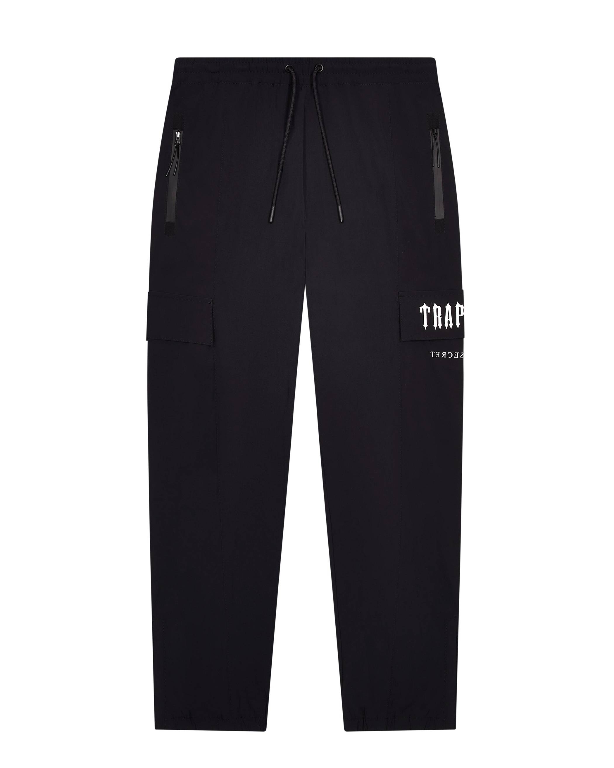 Trapstar Decoded Tech Track Pants Black | TS-65314