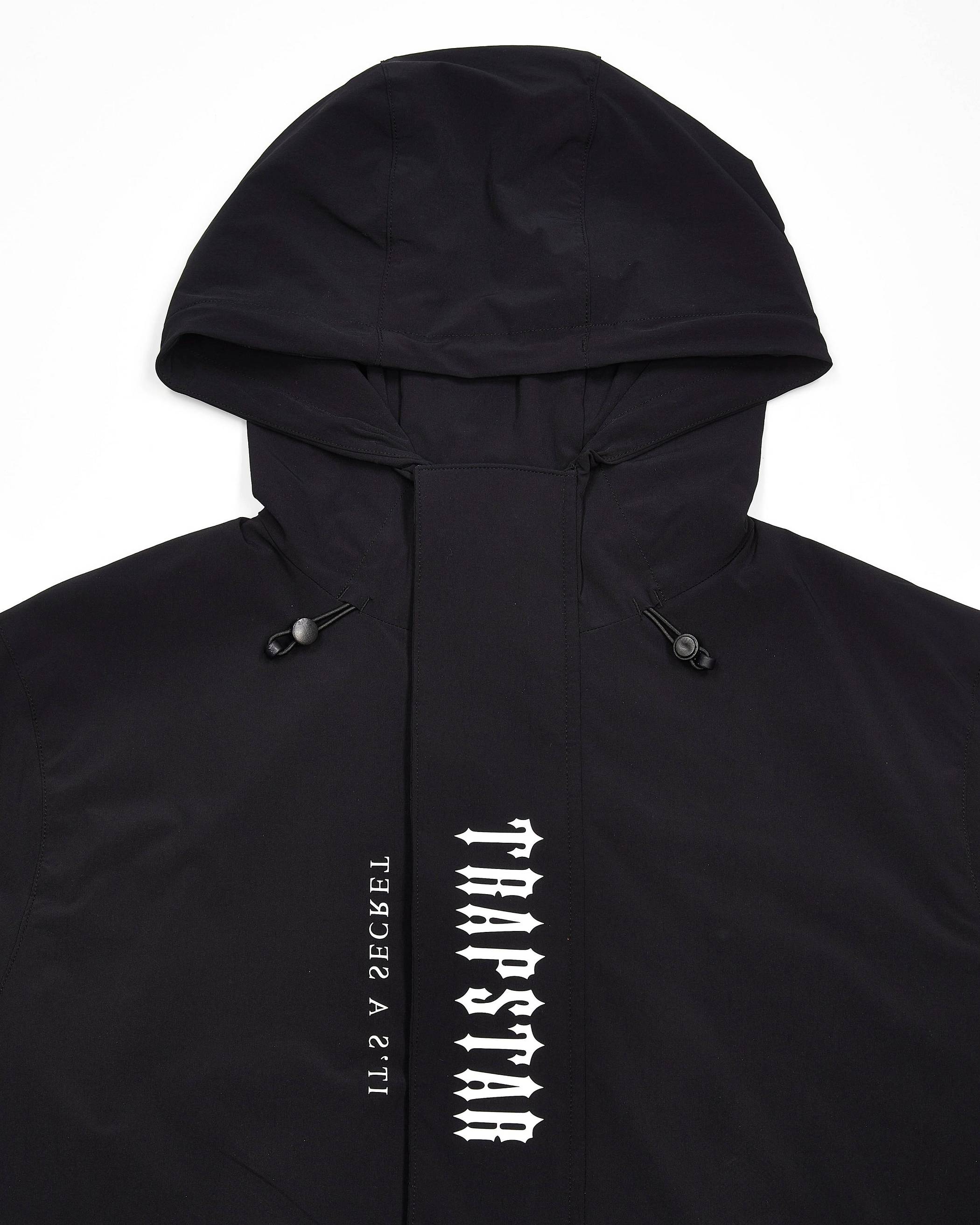 Trapstar Decoded Tech Windbreaker Black | TS-65445