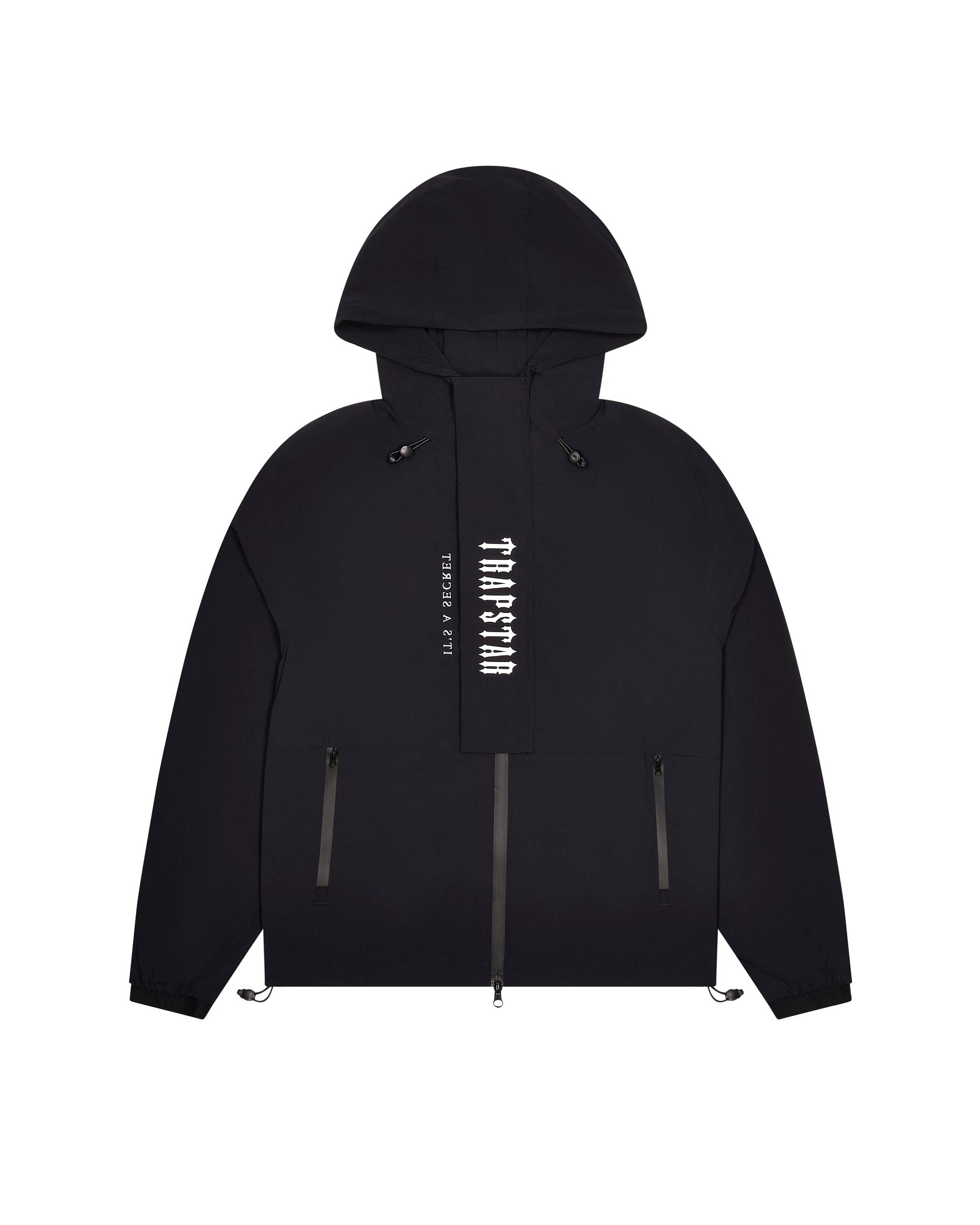 Trapstar Decoded Tech Windbreaker Black | TS-65445