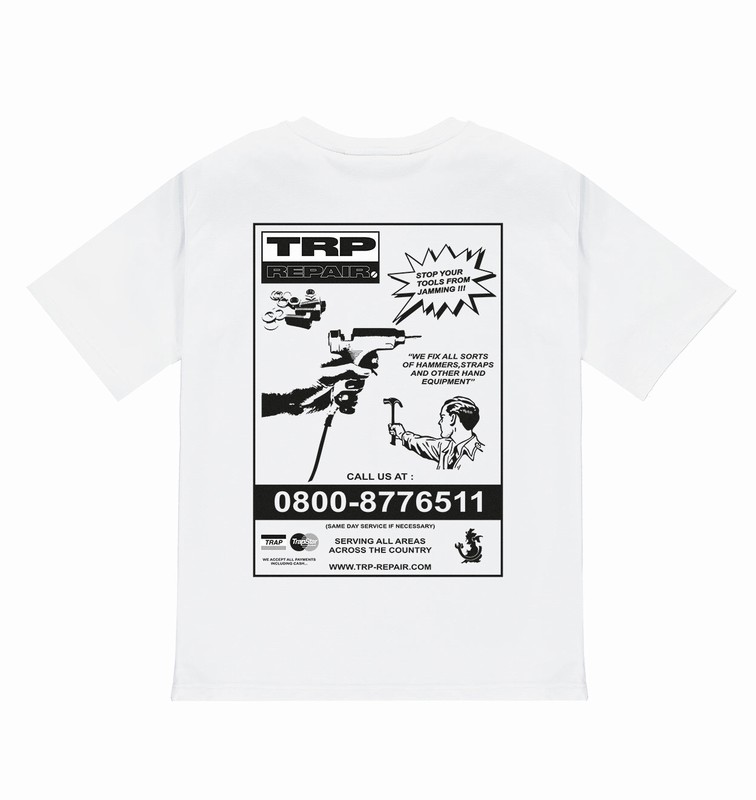 Trapstar Don’t Jam White | TS-65012
