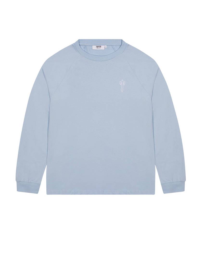 Trapstar Foundation LS Tee Light Blue | TS-65230