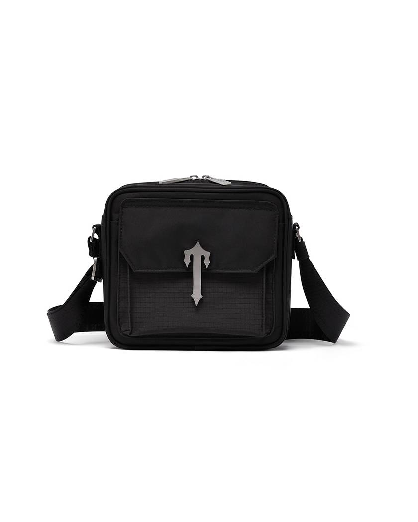 Trapstar Fracture 2.0 Irongate T Bag Black/White | TS-65181