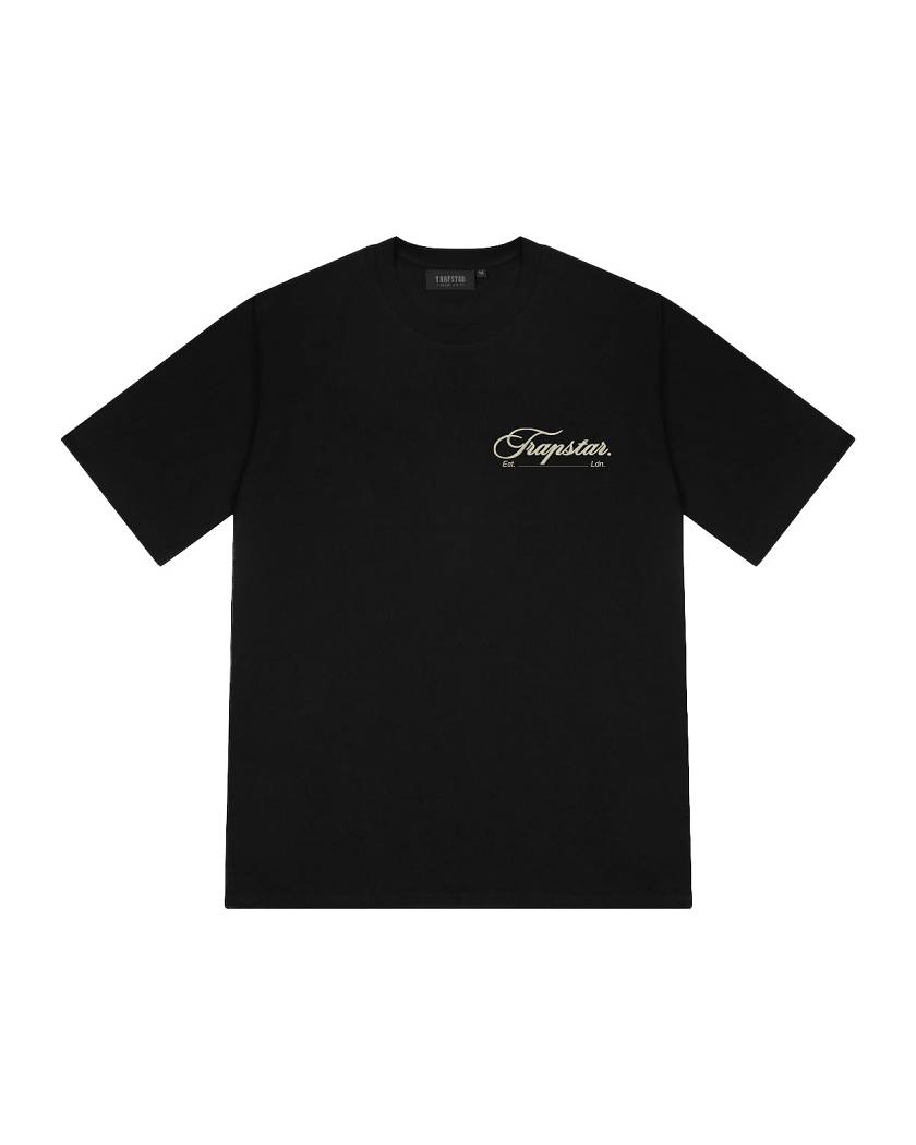 Trapstar Global Tee Black | TS-65254