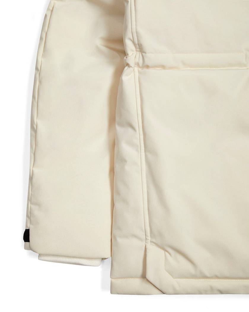 Trapstar Hooded Irongate Parker Off White | TS-65437