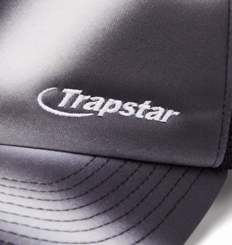 Trapstar Hyperdrive Blur Trucker Black / White | TS-64762