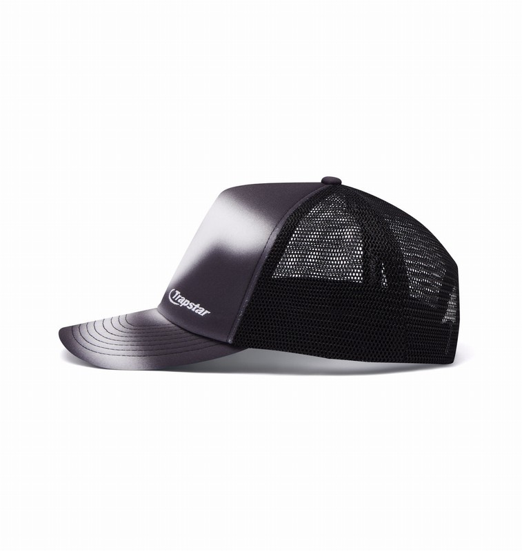 Trapstar Hyperdrive Blur Trucker Black / White | TS-64762