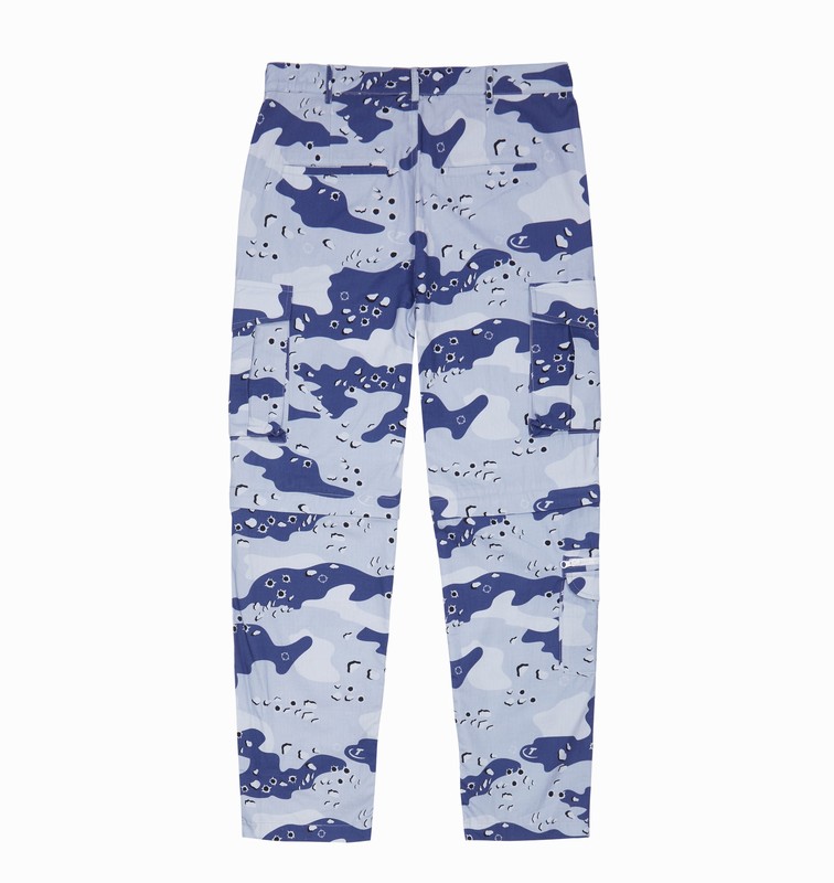 Trapstar Hyperdrive Cargos Blue Camo | TS-64861