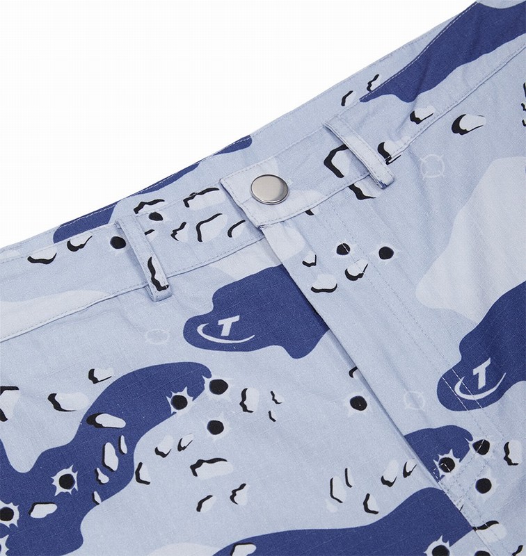 Trapstar Hyperdrive Cargos Blue Camo | TS-64861
