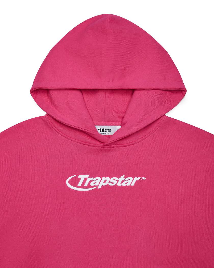 Trapstar Hyperdrive Hoodie Pink | TS-65350