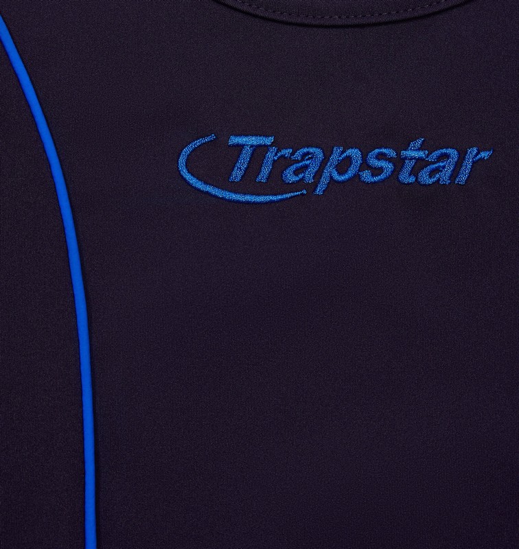 Trapstar Hyperdrive Piping Black / Blue | TS-64823