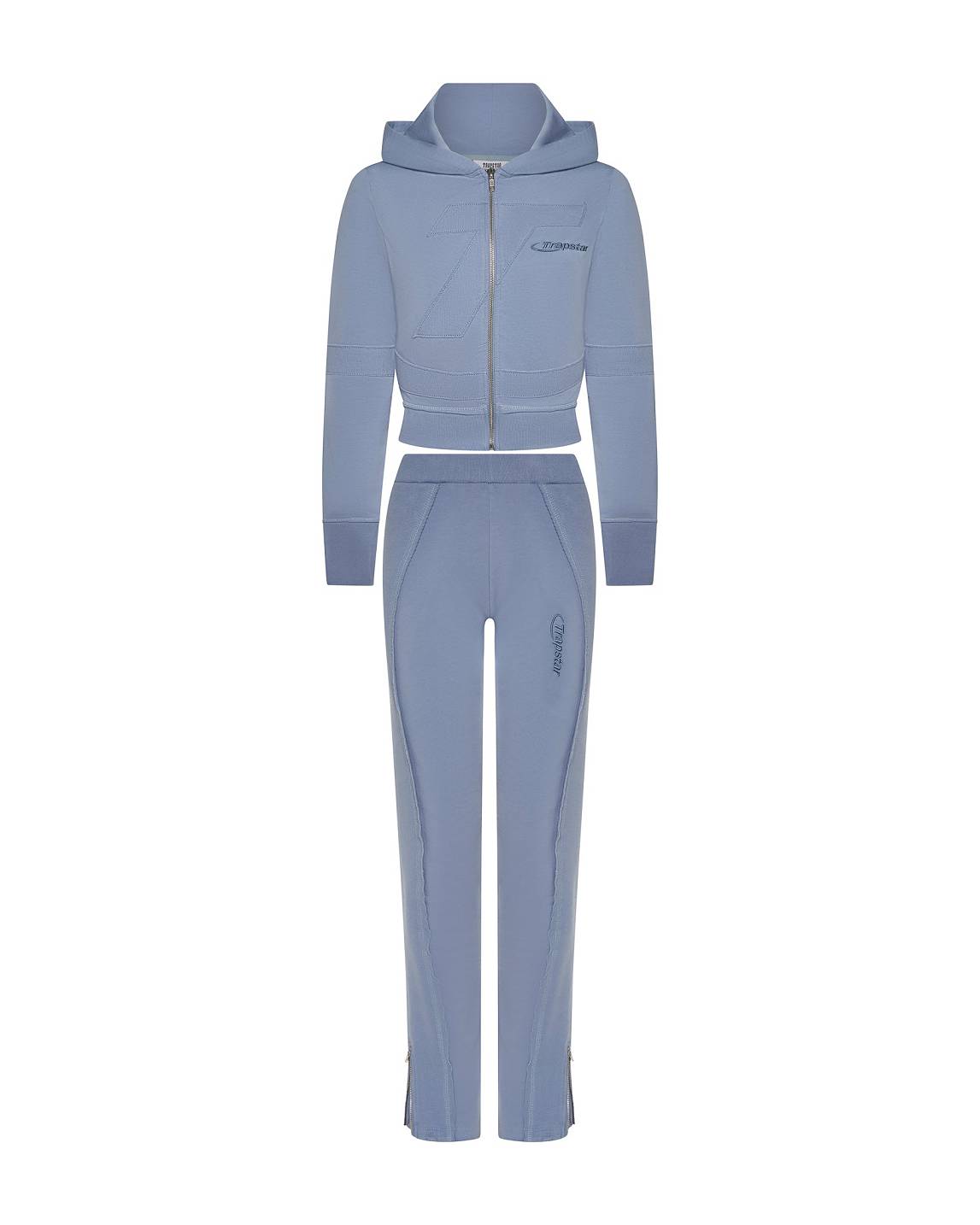 Trapstar Hyperdrive Rib Panel Track Bottoms Blue | TS-65139