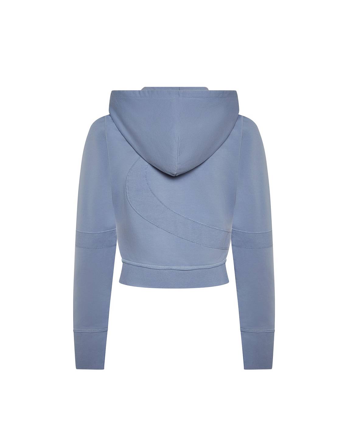 Trapstar Hyperdrive Rib Panel Zip Hoodie Blue | TS-65159
