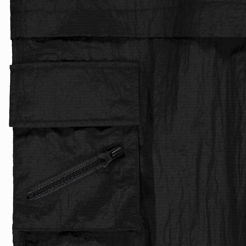 Trapstar Hyperdrive Ripstop Utility Cargos Black / White | TS-64780