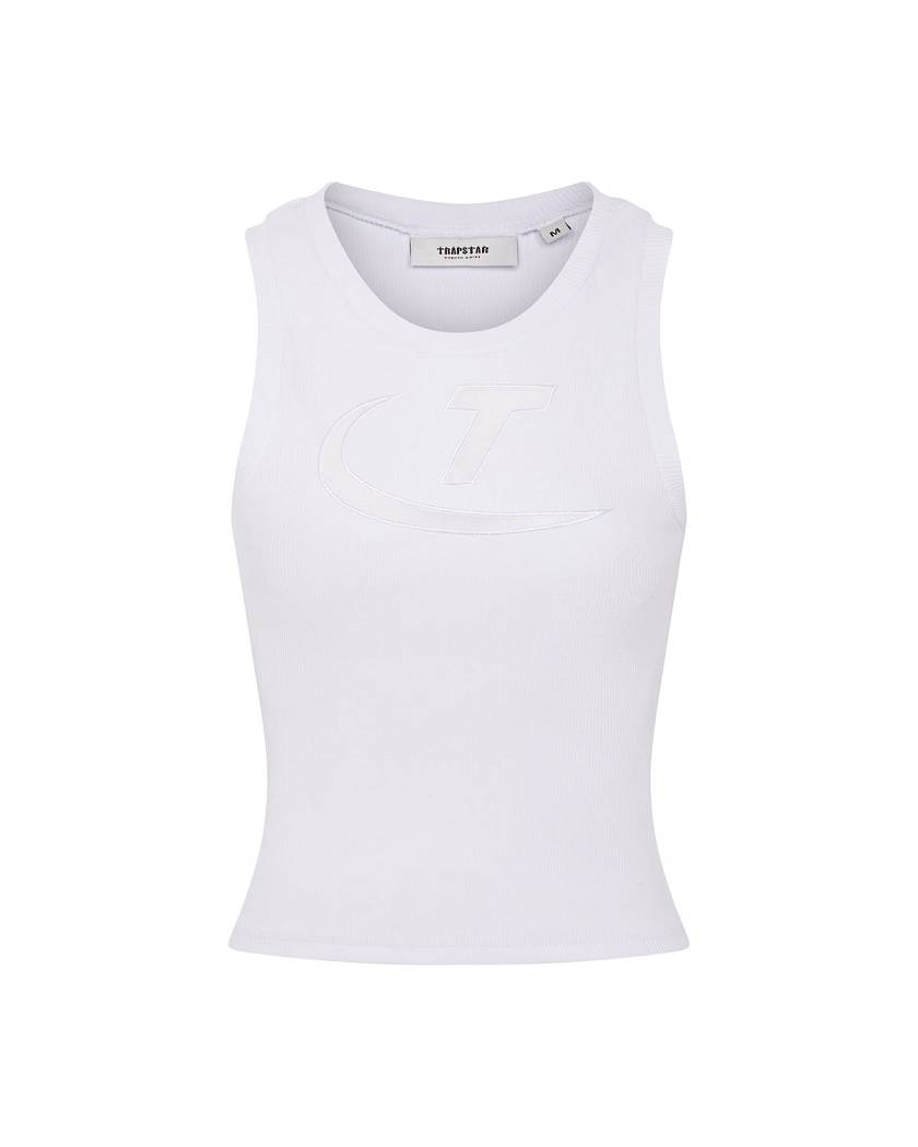 Trapstar Hyperdrive T Mesh Insert Vest White | TS-65121