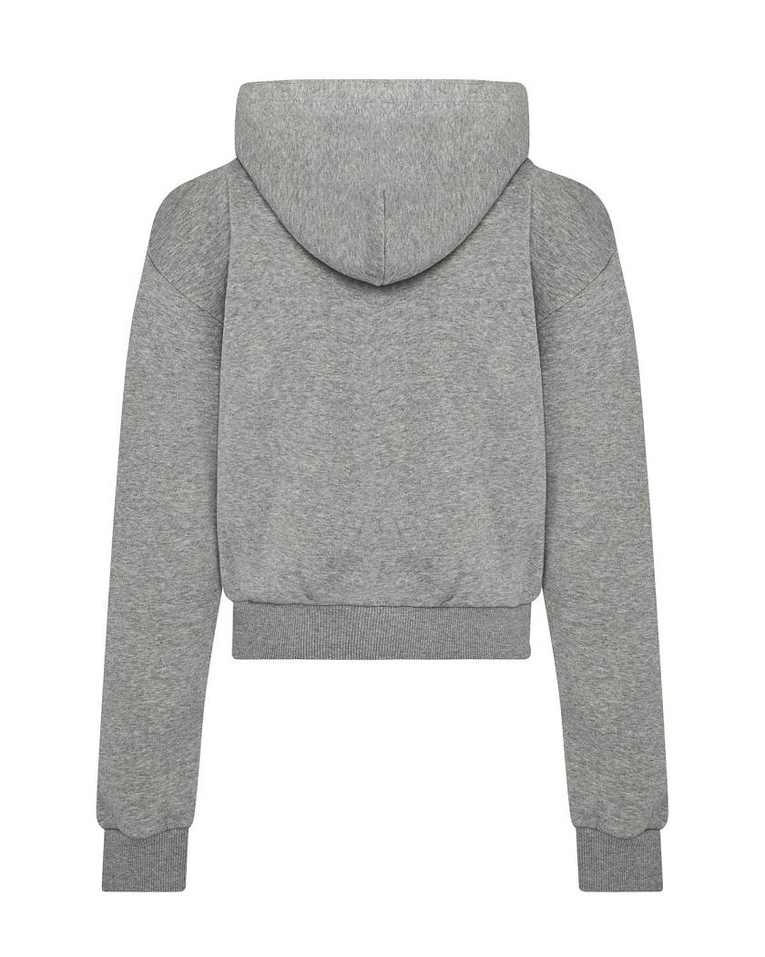 Trapstar Irongate Arch Chenille Embroidery Zip Through Track Top Grey | TS-65148