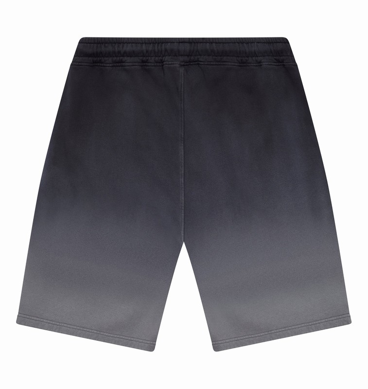 Trapstar Irongate Arch Chenille Hoodie Short Black | TS-64945