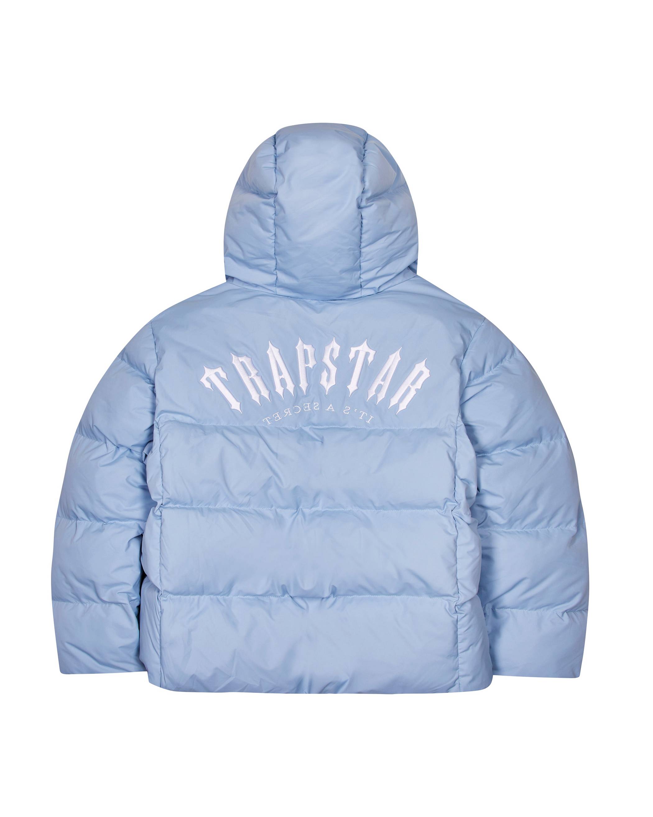 Trapstar Irongate Arch Hooded Puffer Blue | TS-65432