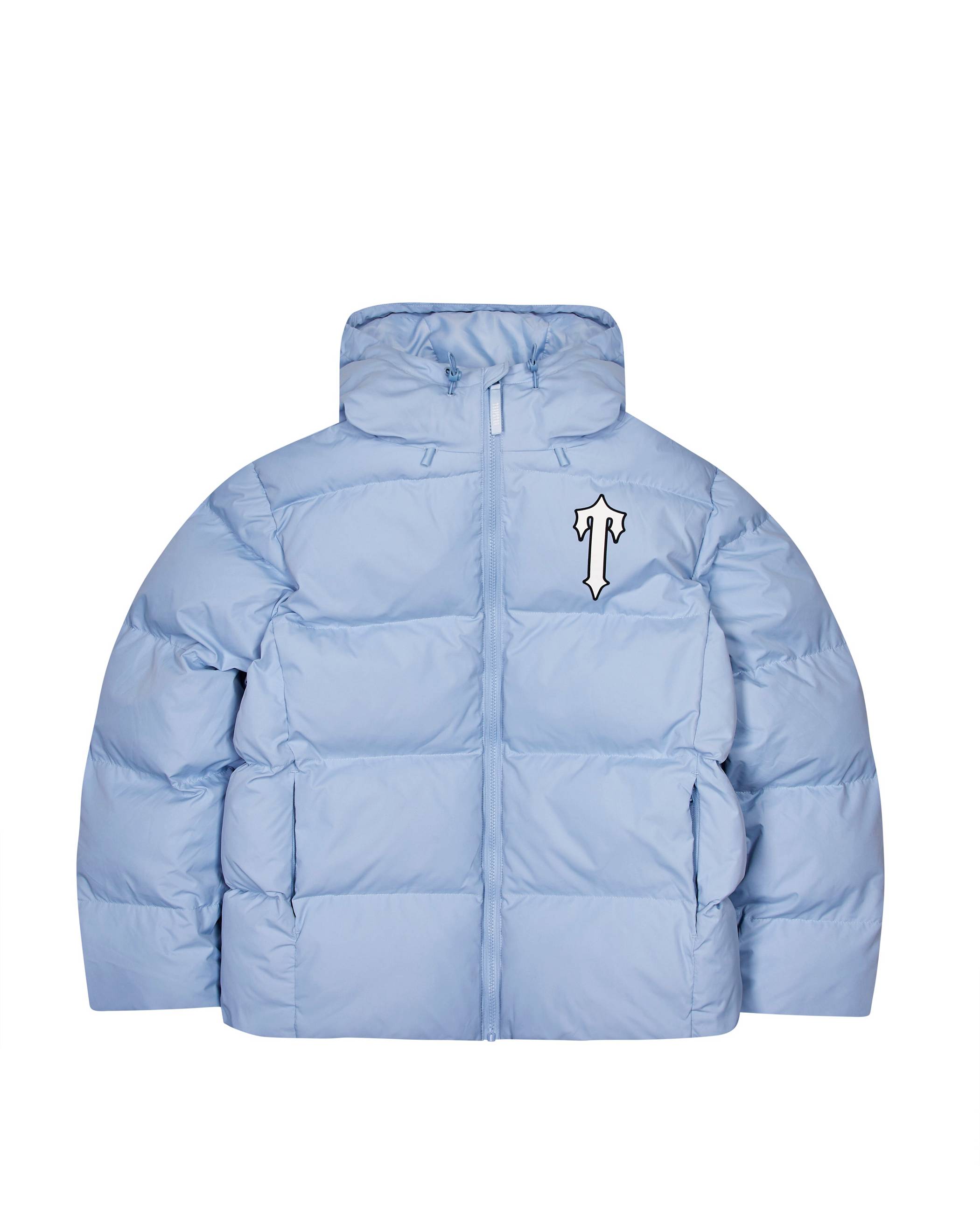 Trapstar Irongate Arch Hooded Puffer Blue | TS-65432
