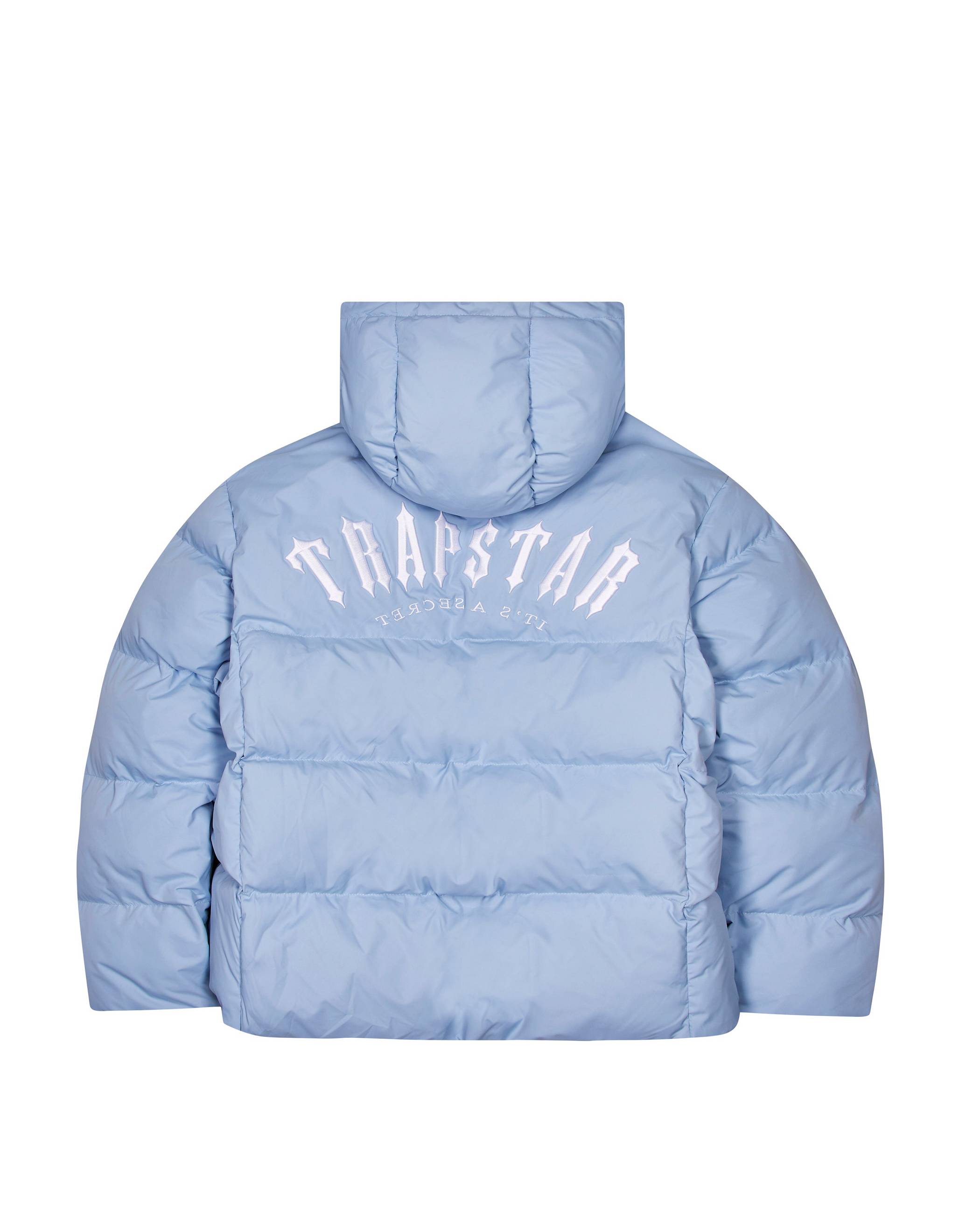 Trapstar Irongate Arch Hooded Puffer Blue | TS-65432