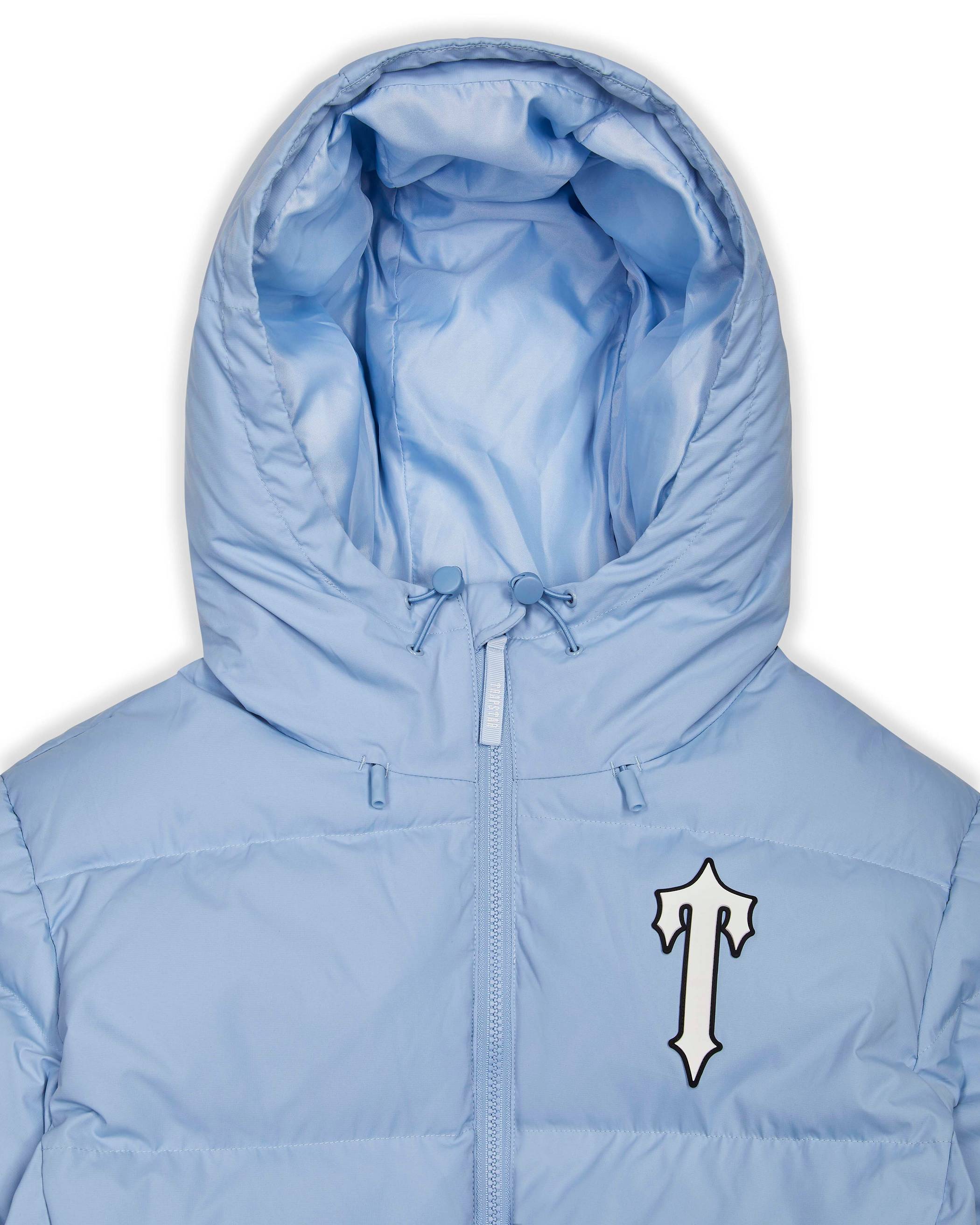 Trapstar Irongate Arch Hooded Puffer Blue | TS-65432