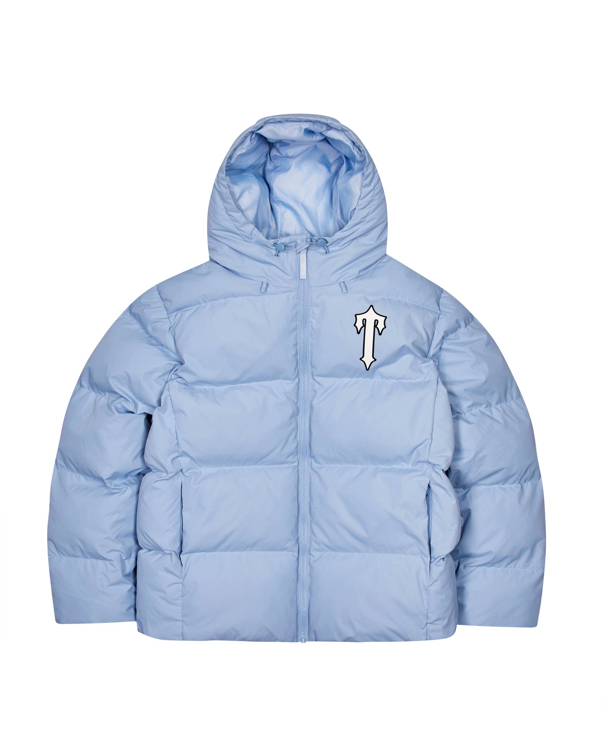 Trapstar Irongate Arch Hooded Puffer Blue | TS-65432