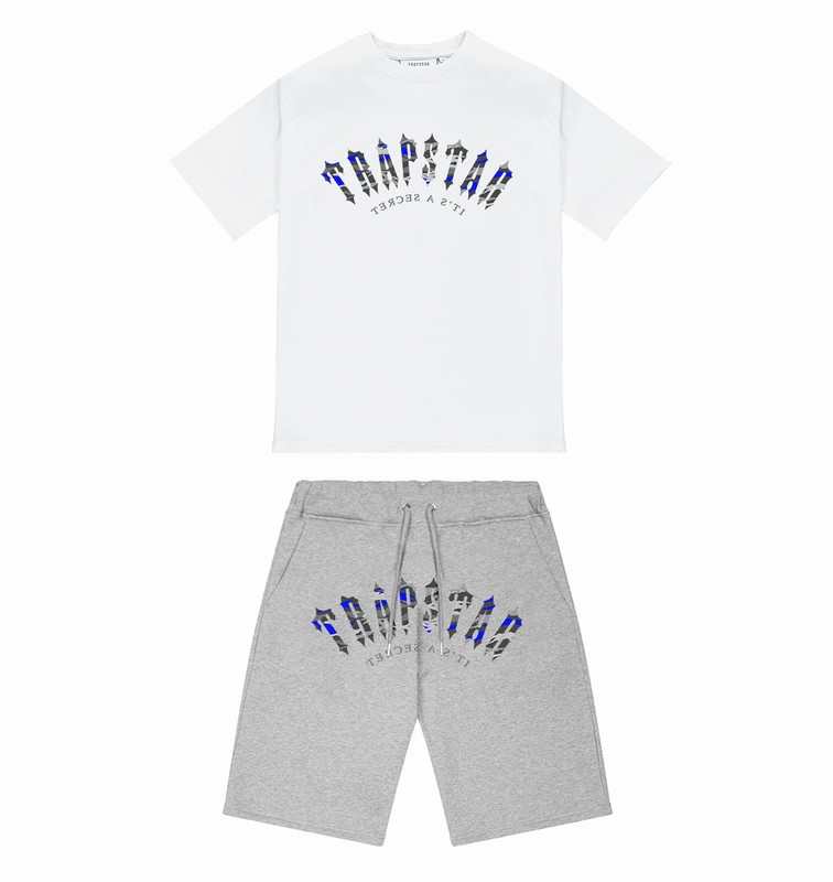 Trapstar Irongate Arch It's A Secret Shorts Grey | TS-64896