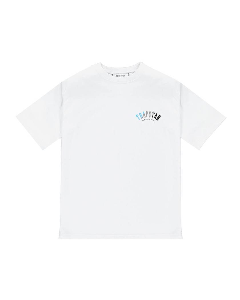 Trapstar Irongate Arch It's A Secret Tee White/Teal | TS-65244