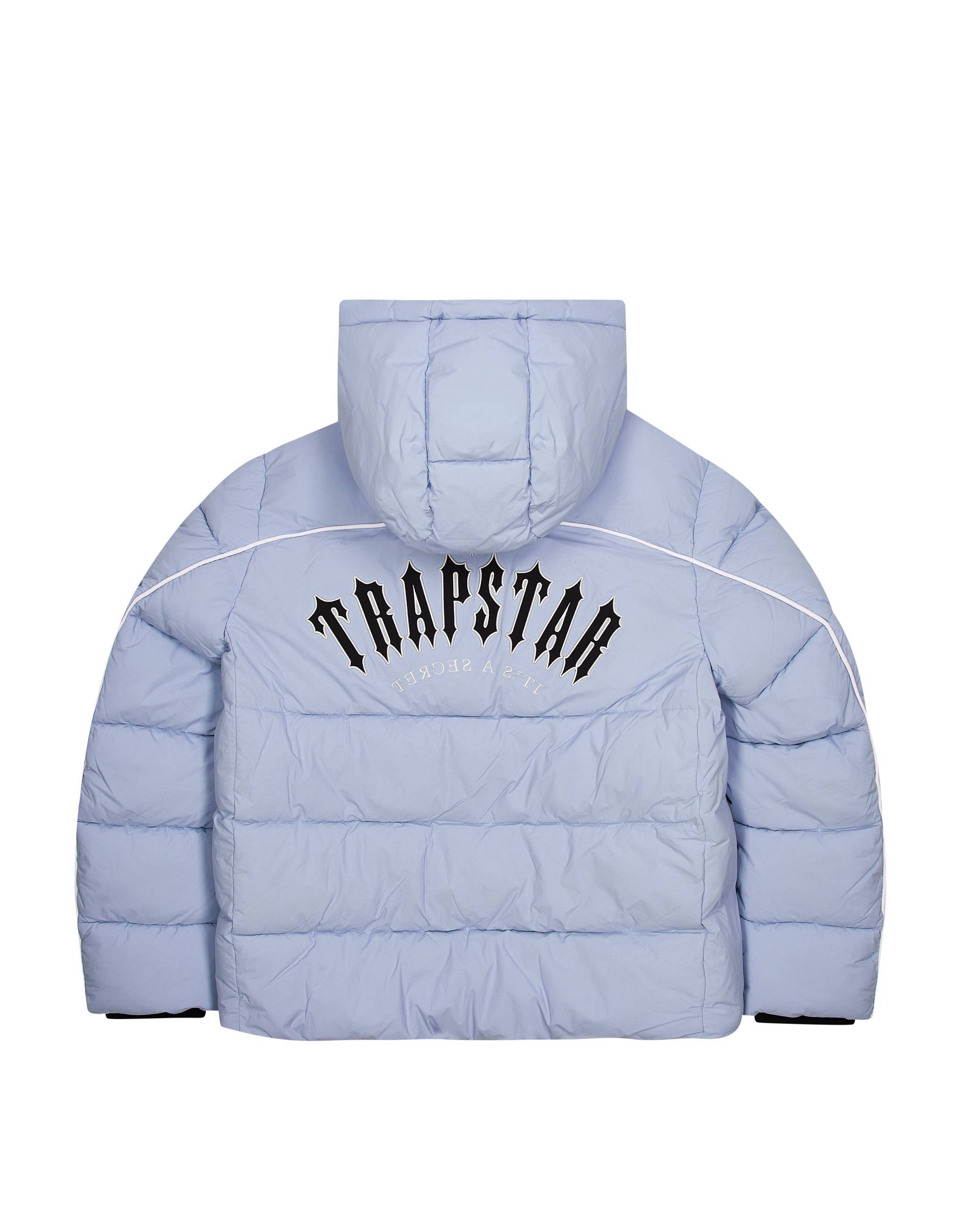 Trapstar Irongate Arch Pipping Puffer Light Blue | TS-65438