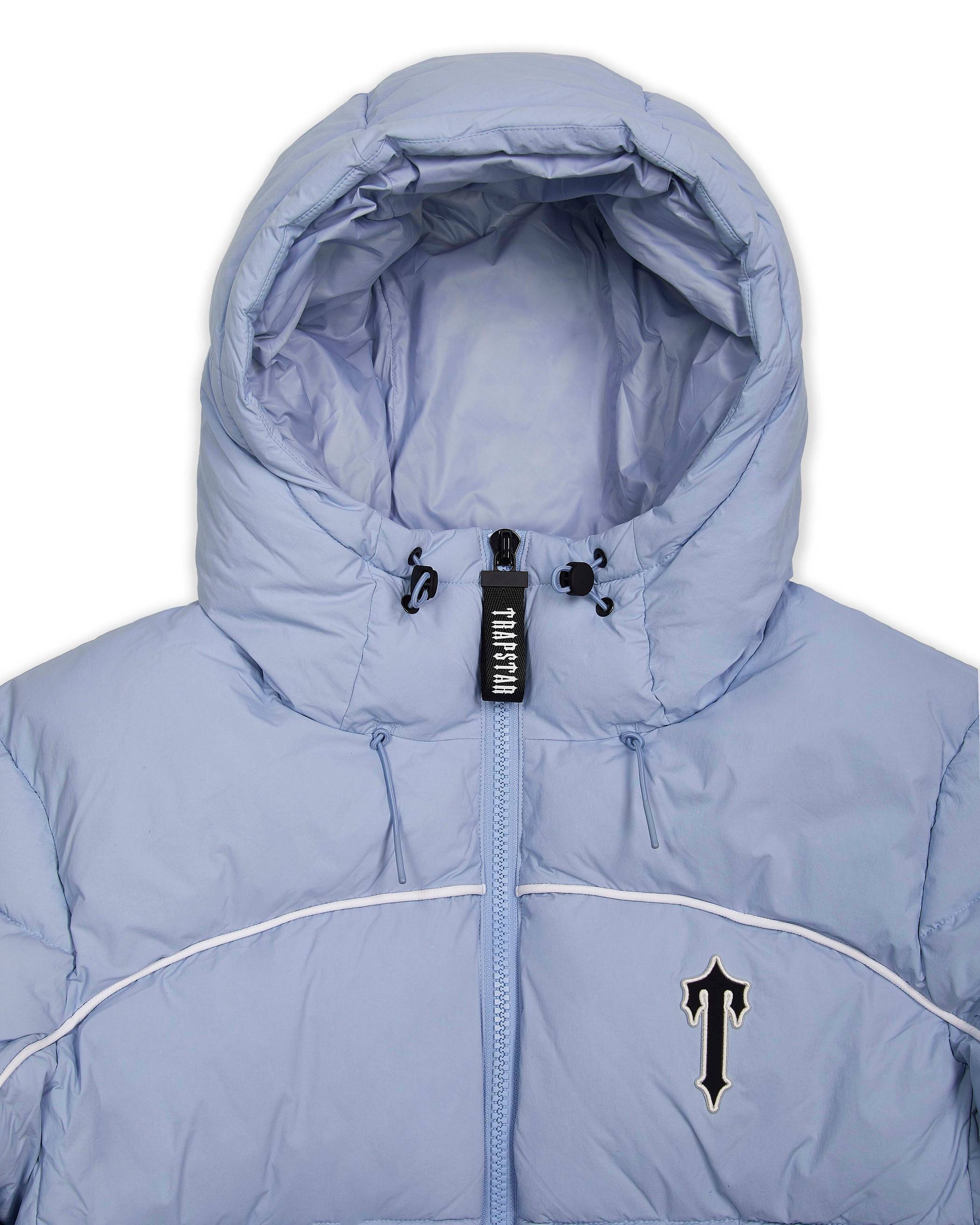 Trapstar Irongate Arch Pipping Puffer Light Blue | TS-65438