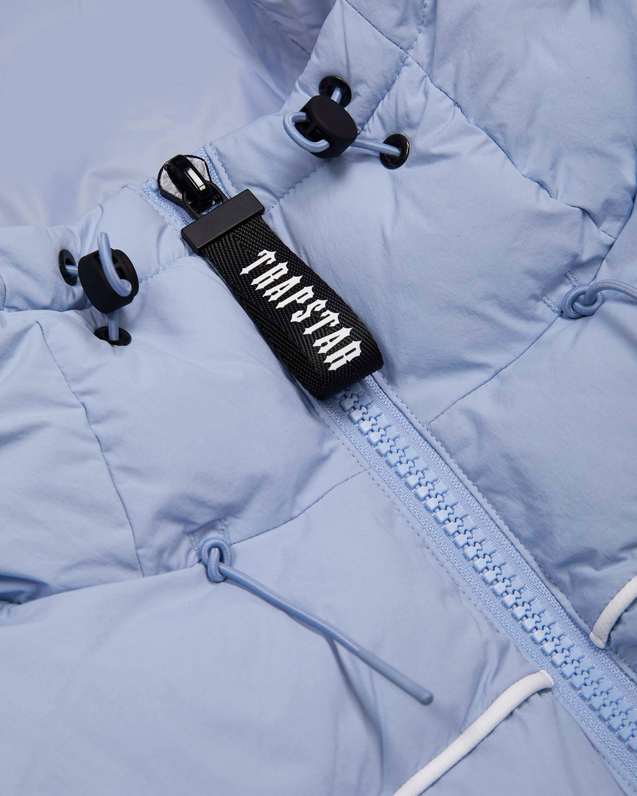 Trapstar Irongate Arch Pipping Puffer Light Blue | TS-65438