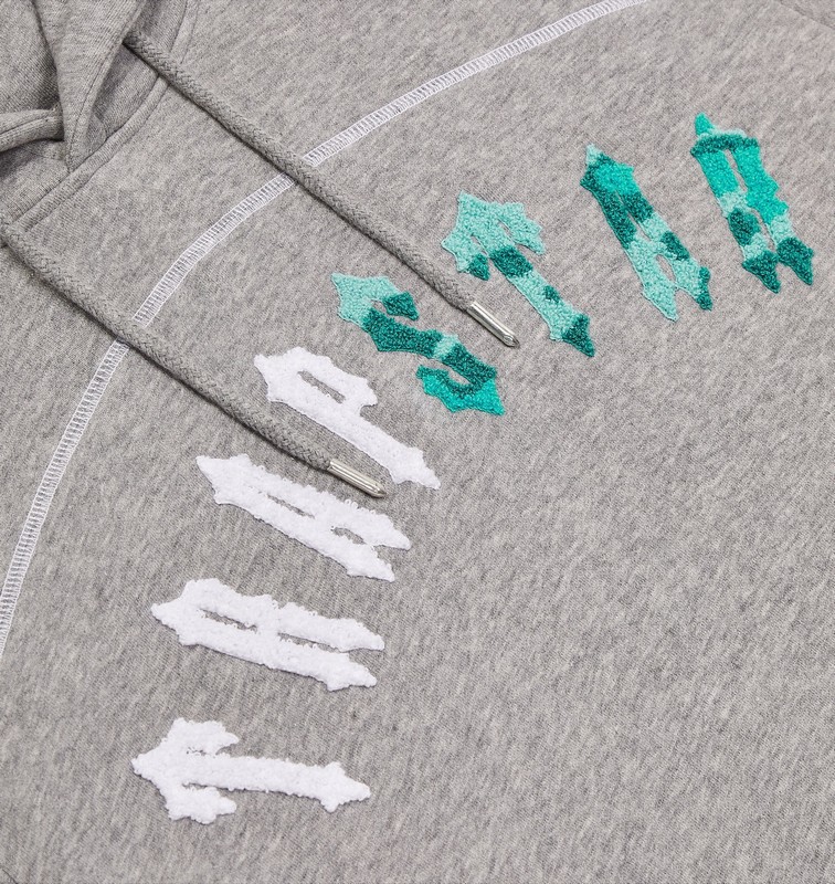 Trapstar Irongate Chenille Arch Grey / Blue | TS-64882