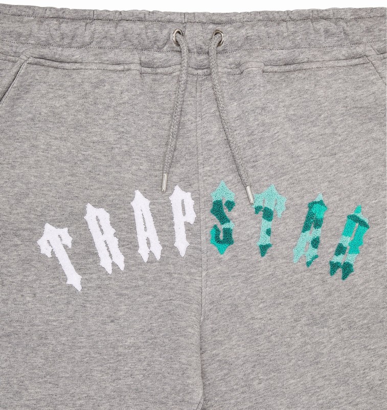 Trapstar Irongate Chenille Arch Grey / Blue | TS-64882