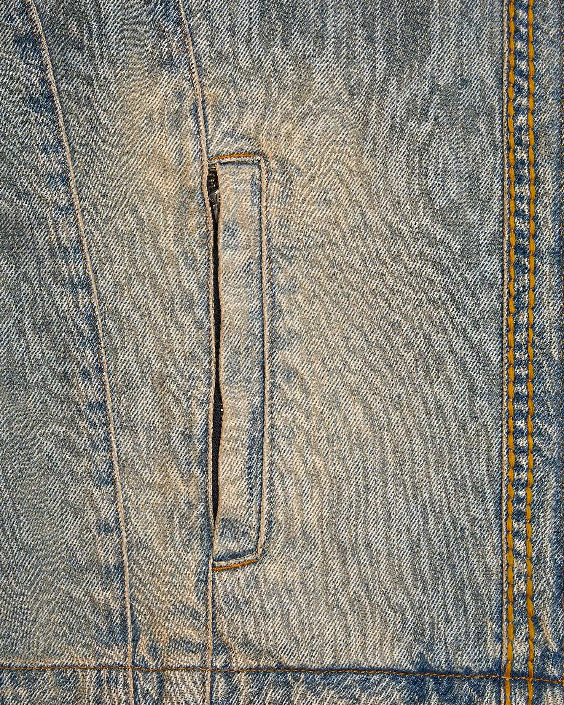 Trapstar Irongate Denim Motocross Jacket Sandy Blue | TS-65459