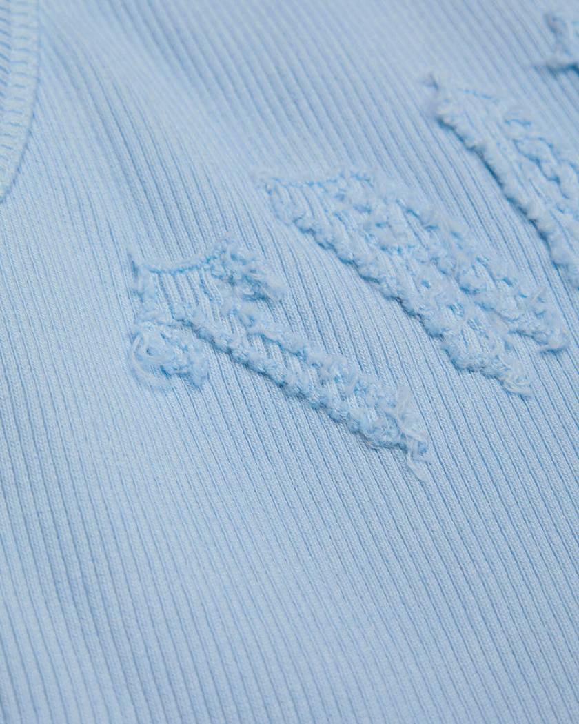 Trapstar Irongate Lace Up Vest Baby Blue | TS-65118