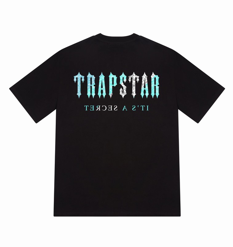 Trapstar Irongate Paisley Black / Turquoise | TS-65021